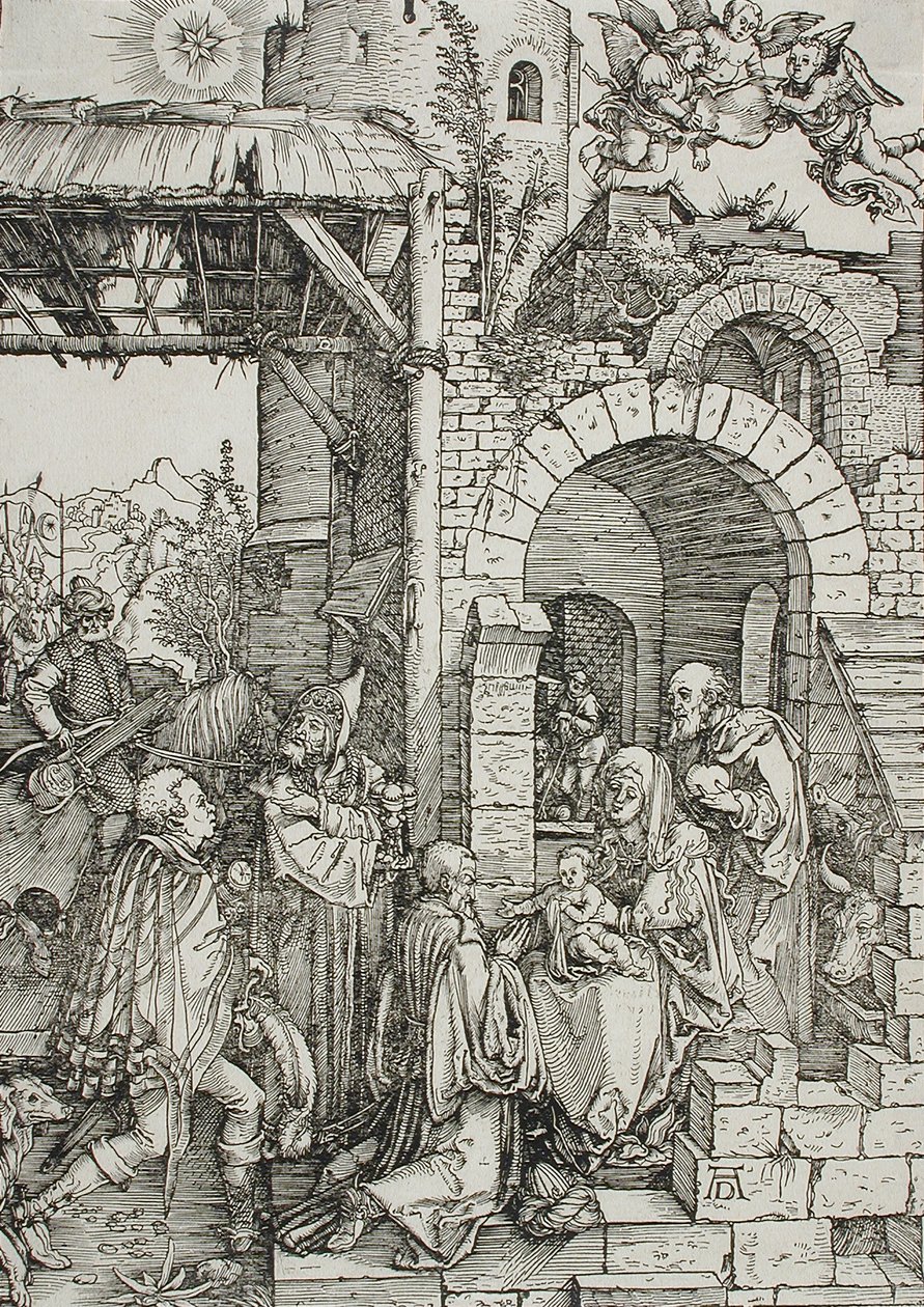 Aanbidding der Wijzen door Albrecht Dürer