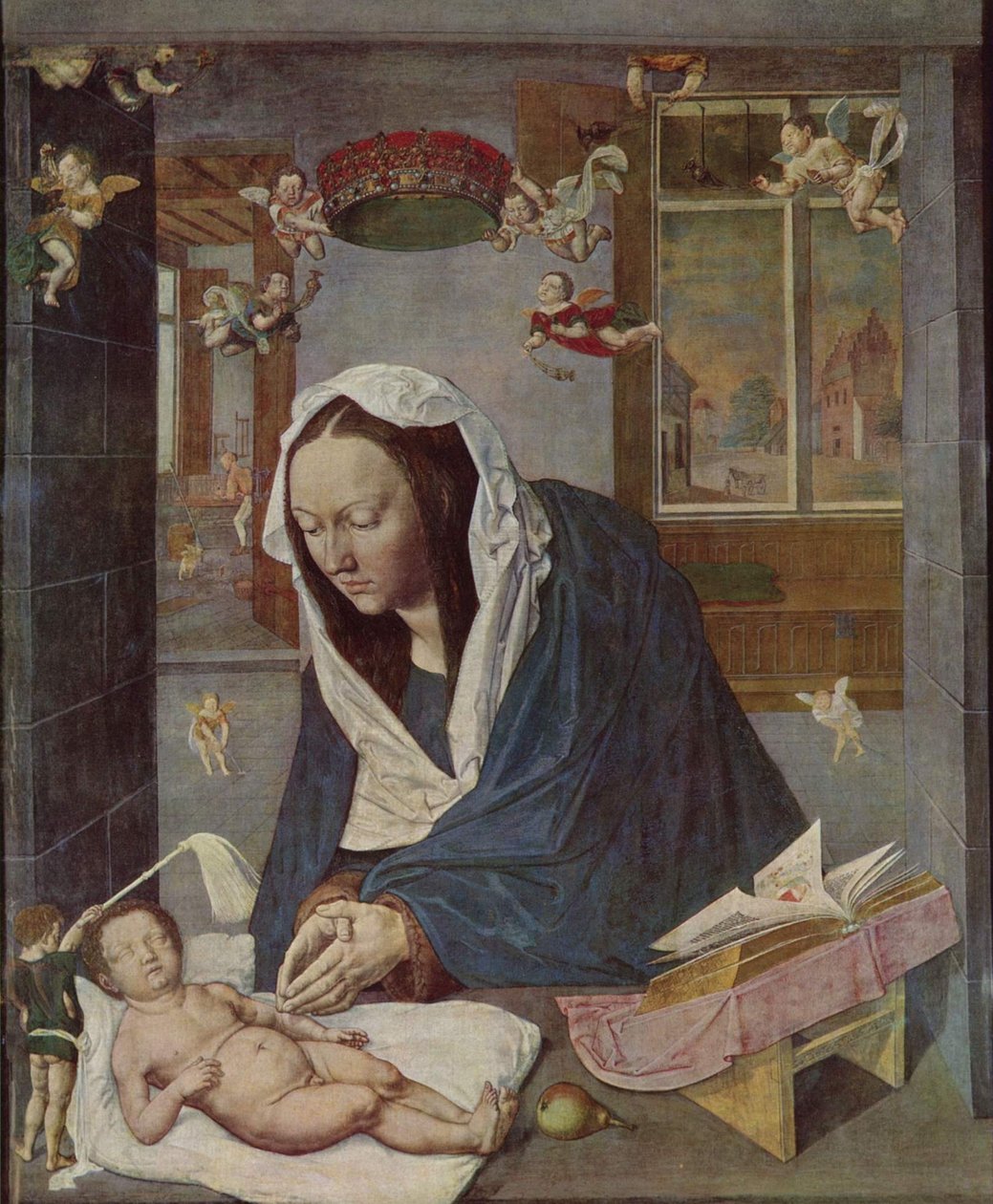 Albrecht Dürer Centraal paneel Maria-altaar door Albrecht Dürer