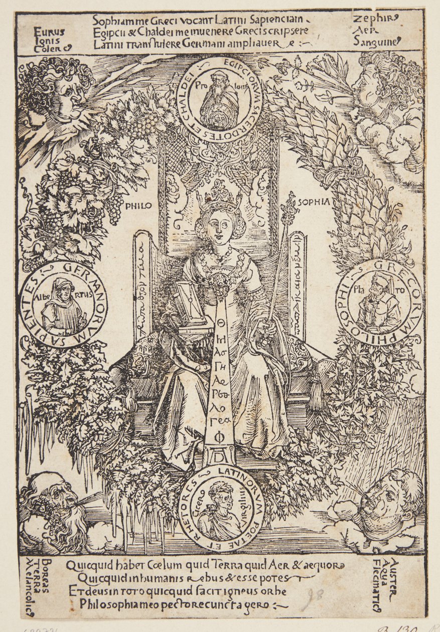 Allegorie van de filosofie door Albrecht Dürer