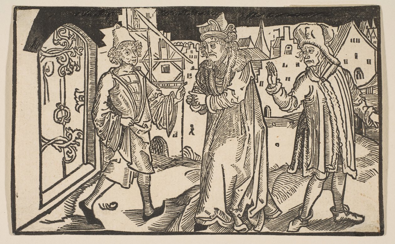 Andria, uit De Komedie van Terence door Albrecht Dürer
