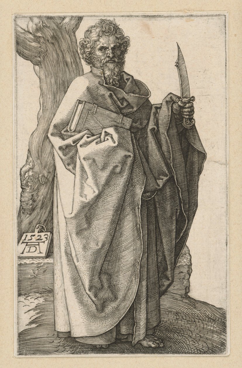 Apostel Bartholomeüs door Albrecht Dürer