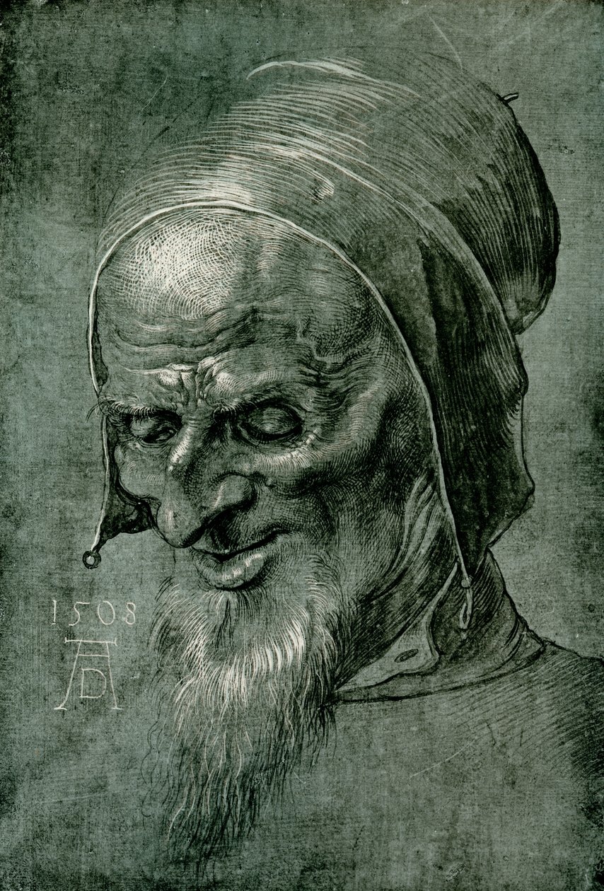 Apostelhoofd van 1508 door Albrecht Dürer