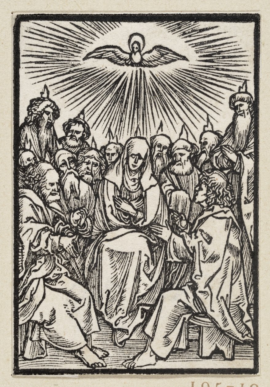 De uitstorting van de Heilige Geest (63 religieuze taferelen) door Albrecht Dürer