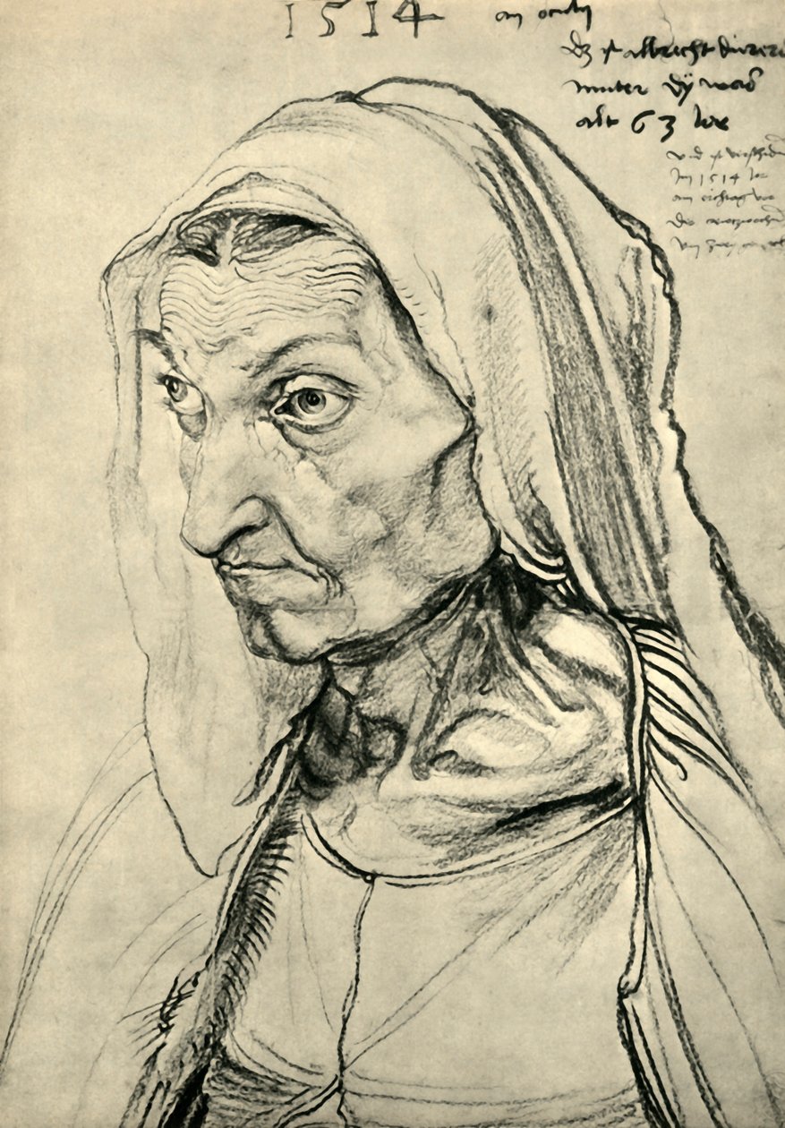 Barbara Dürer, 1514, 1943 door Albrecht Dürer
