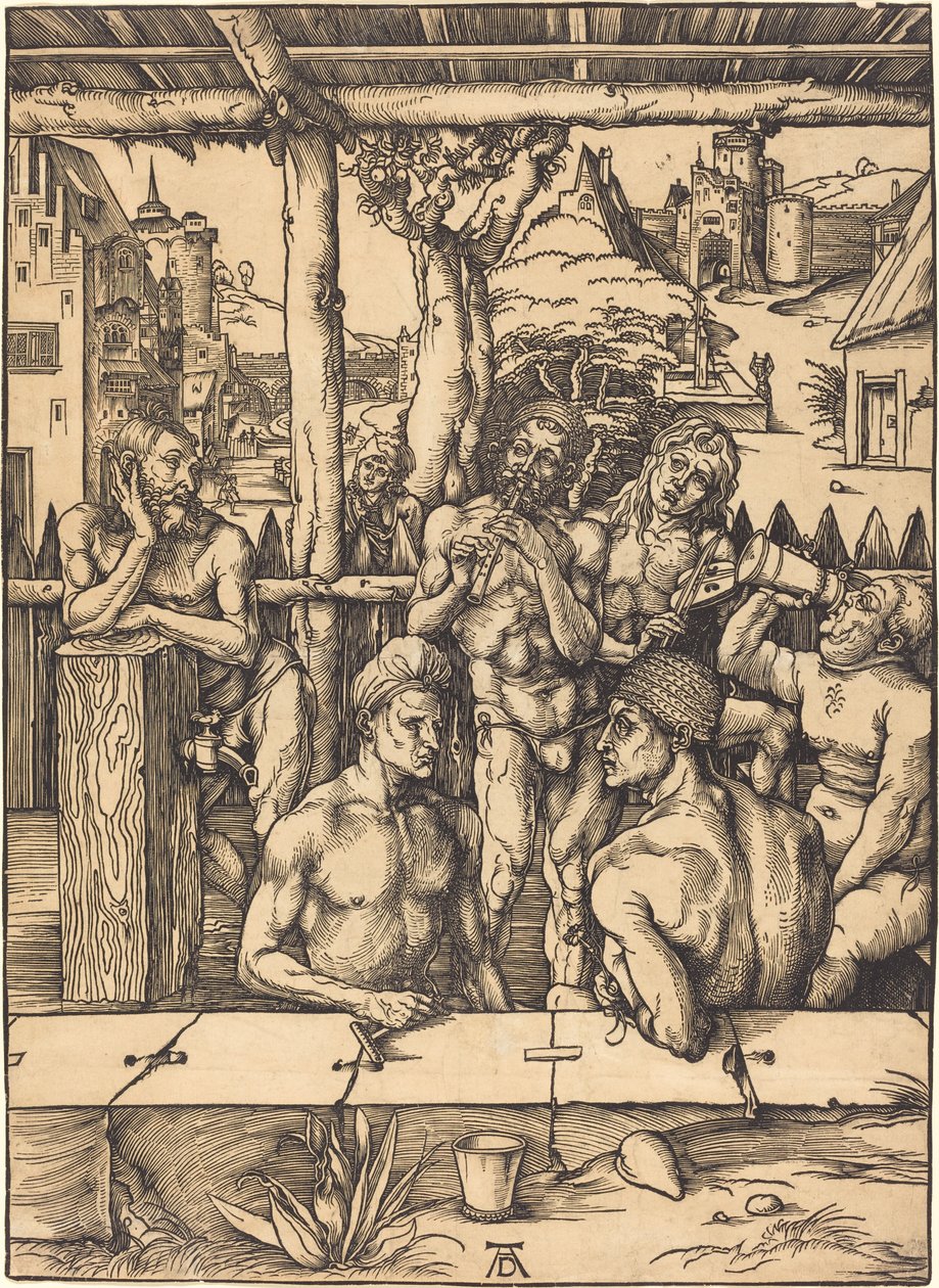 Badhuis door Albrecht Dürer