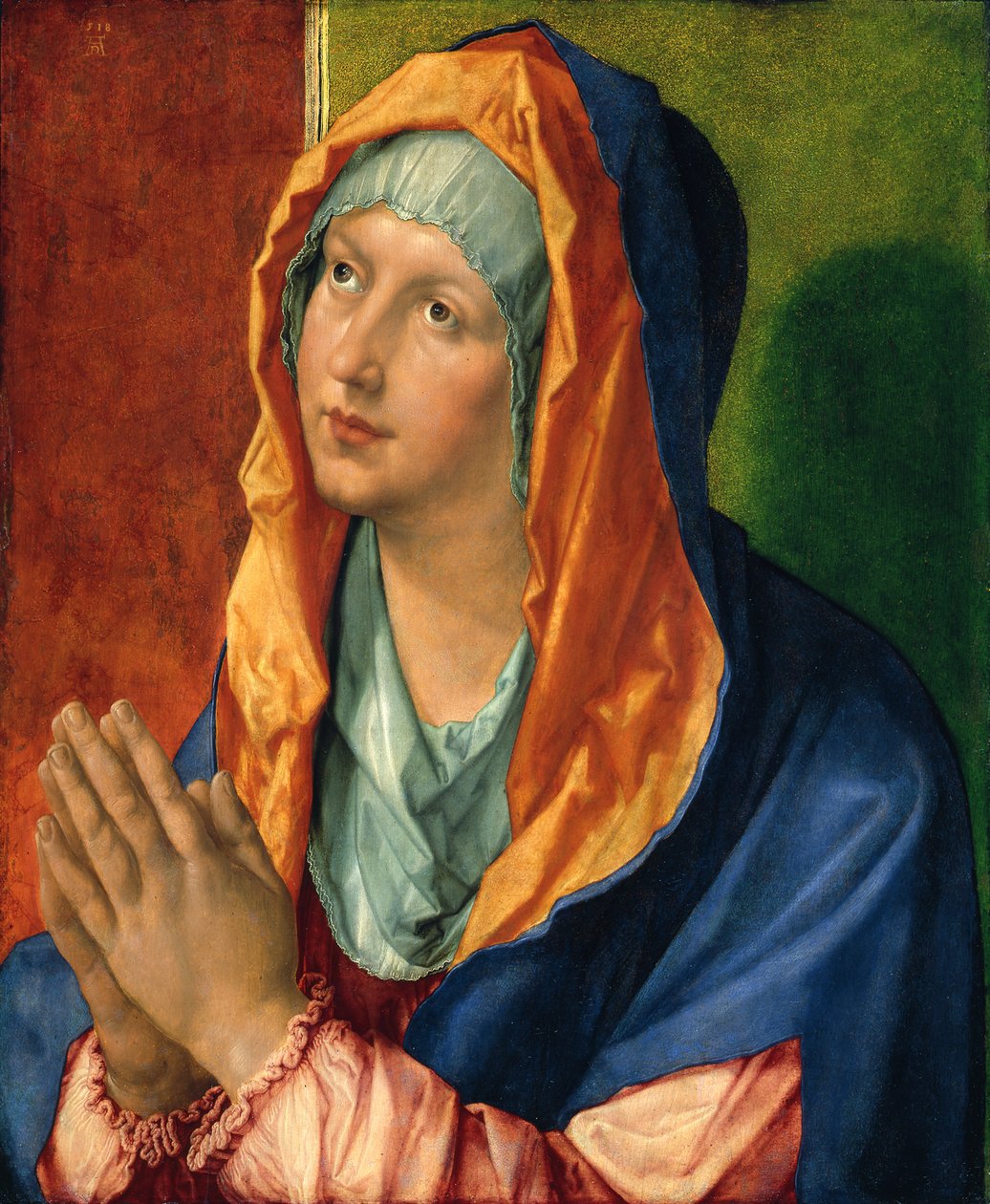 Biddende Maria door Albrecht Dürer