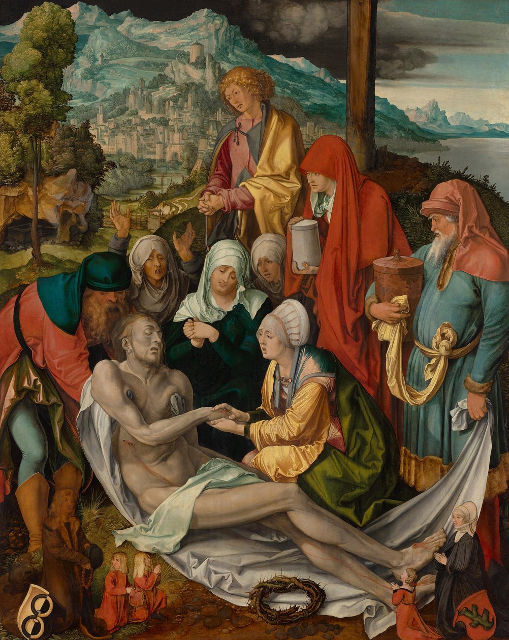De Bewening van Christus („Glimsche Bewening“) door Albrecht Dürer