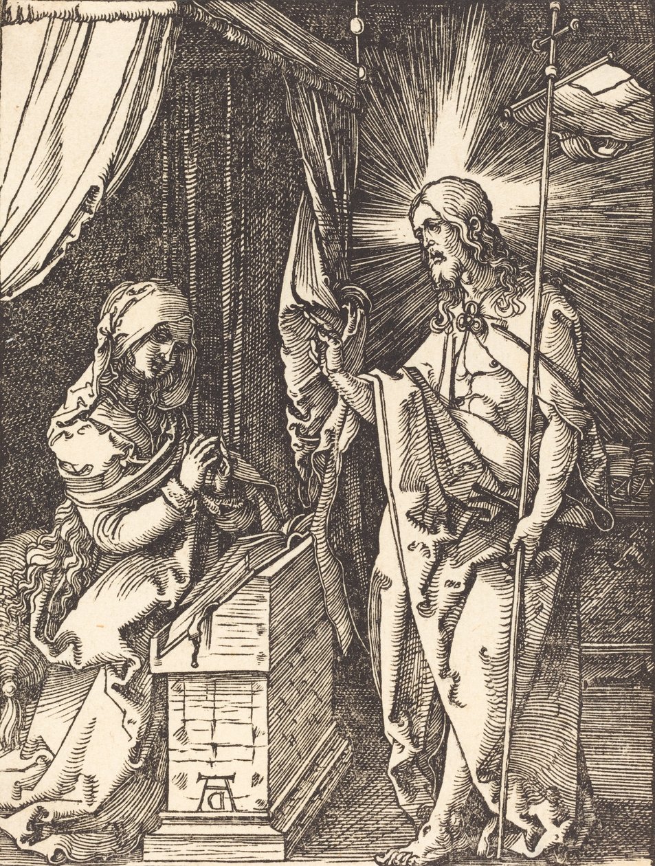 Christus Verschijnt aan Zijn Moeder door Albrecht Dürer