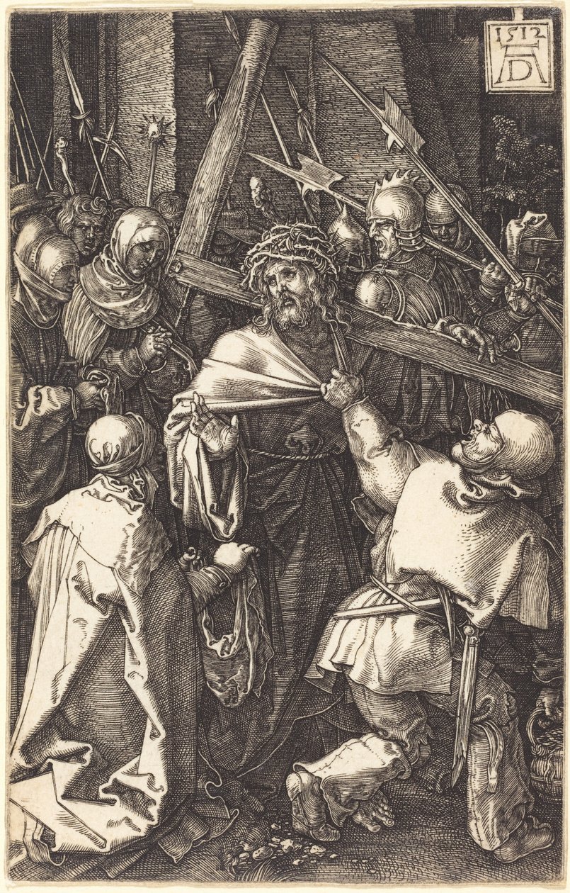 Christus draagt het kruis door Albrecht Dürer