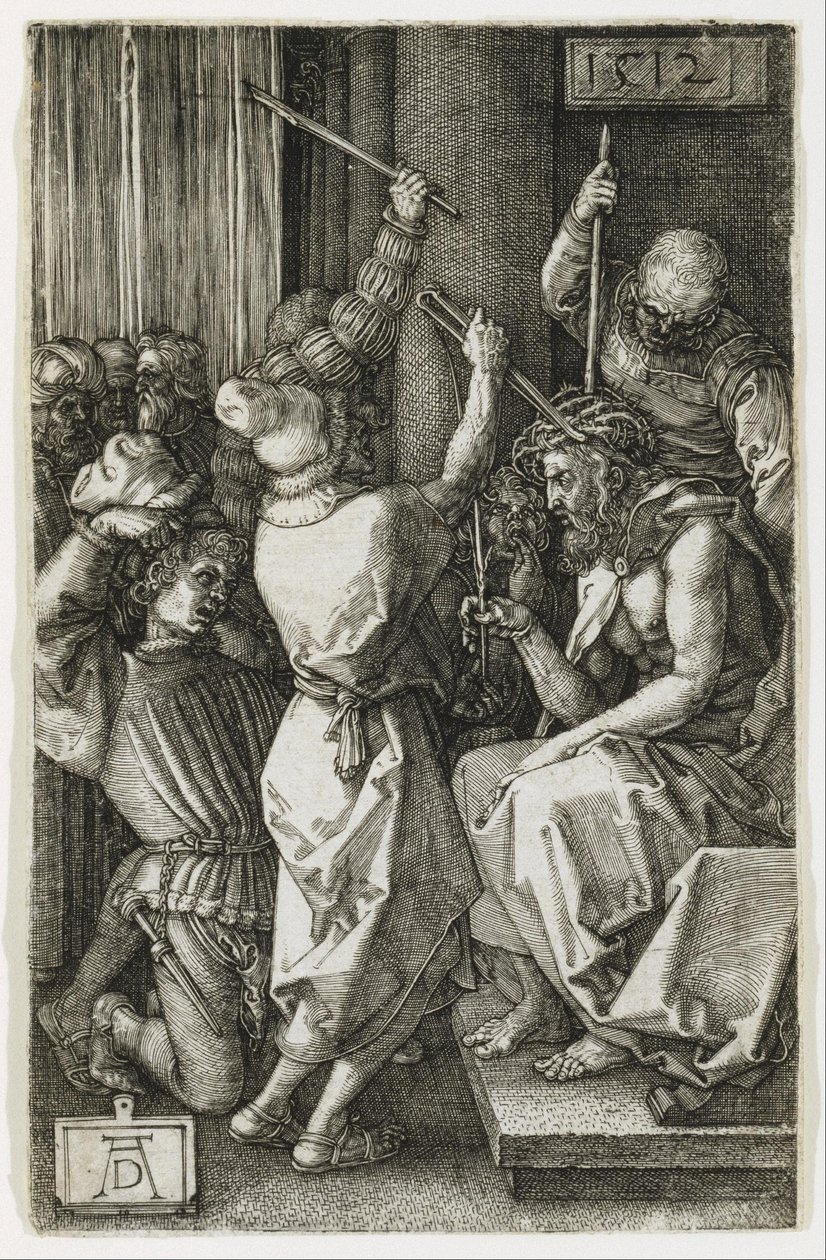 Christus met doornen gekroond door Albrecht Dürer
