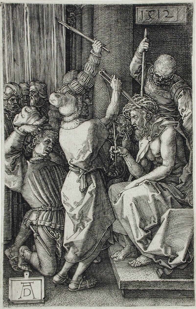 Christus met de doornenkroon door Albrecht Dürer