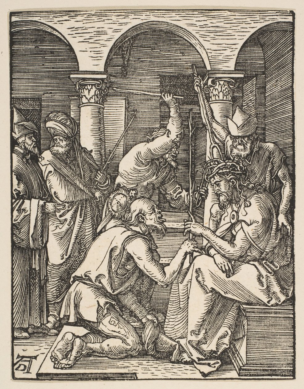 Christus gekroond met doornen, uit De Kleine Passie, ca. 1509 door Albrecht Dürer