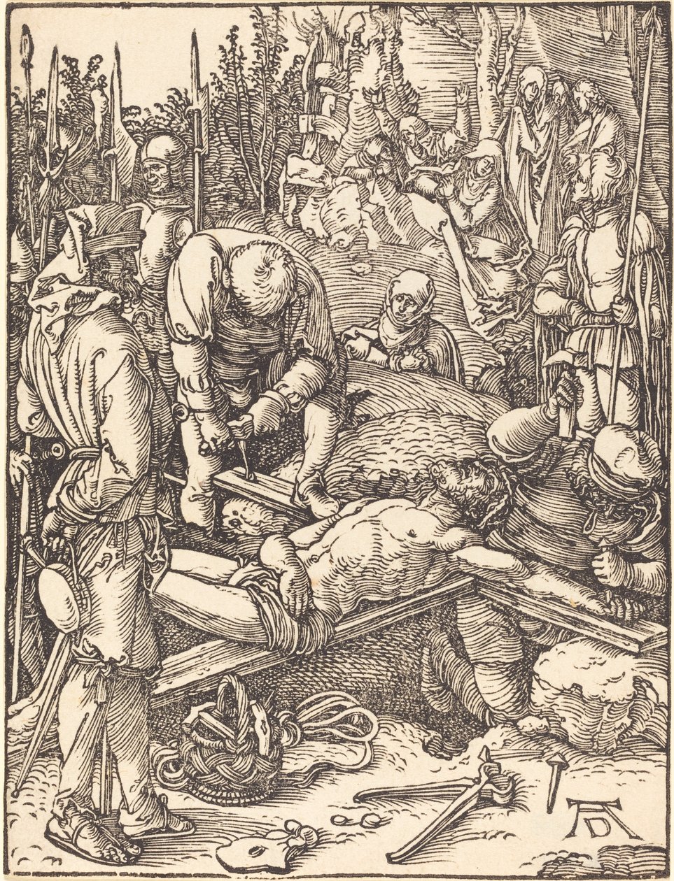 Christus aan het Kruis Genageld door Albrecht Dürer