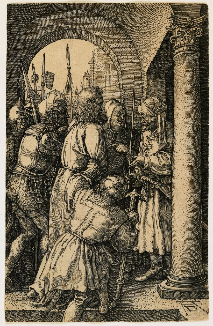 Christus voor Pilatus door Albrecht Dürer