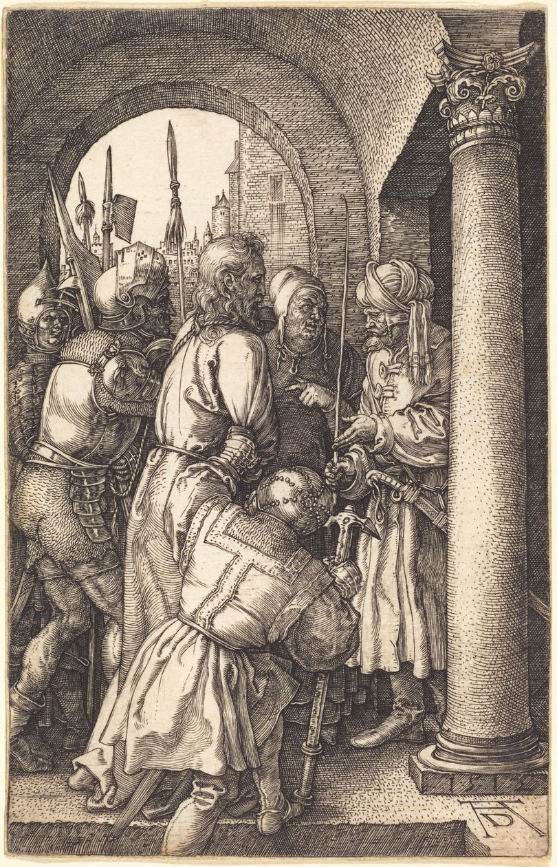 Christus voor Pilatus door Albrecht Dürer