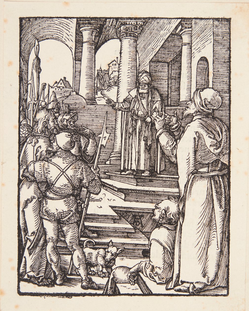 Christus voor Pilatus door Albrecht Dürer