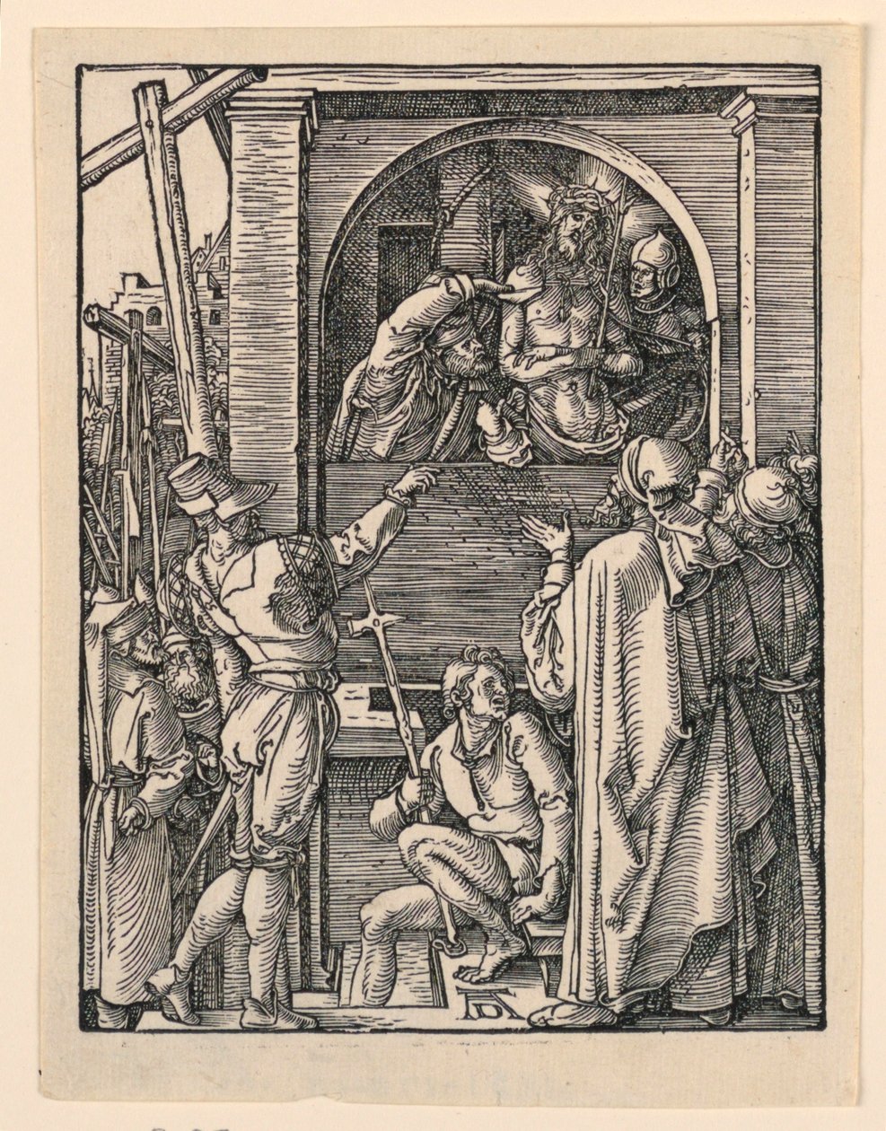 Christus voor het Volk (Ecce Homo), uit De Kleine Passie Serie door Albrecht Dürer