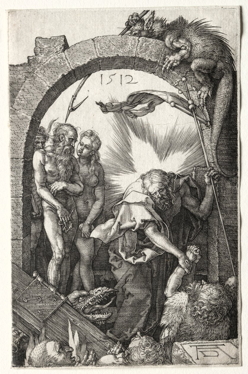 Christus in Limbo door Albrecht Dürer