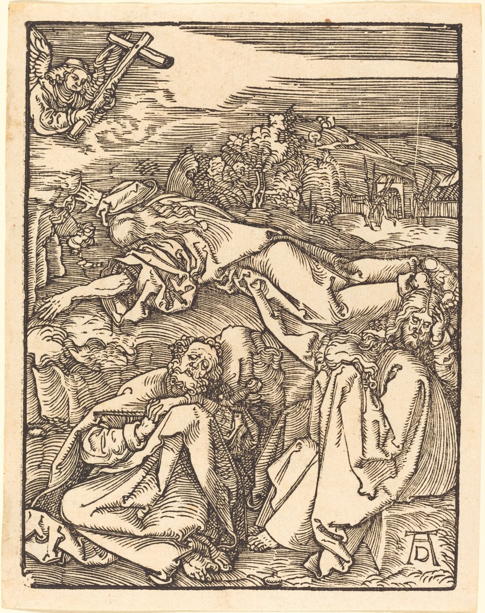 Christus op de Olijfberg door Albrecht Dürer