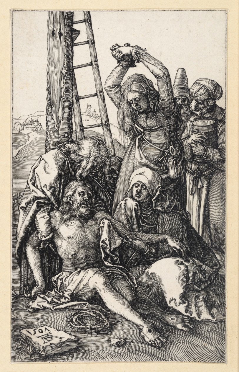Bewening van Christus (Gravurepassie) door Albrecht Dürer