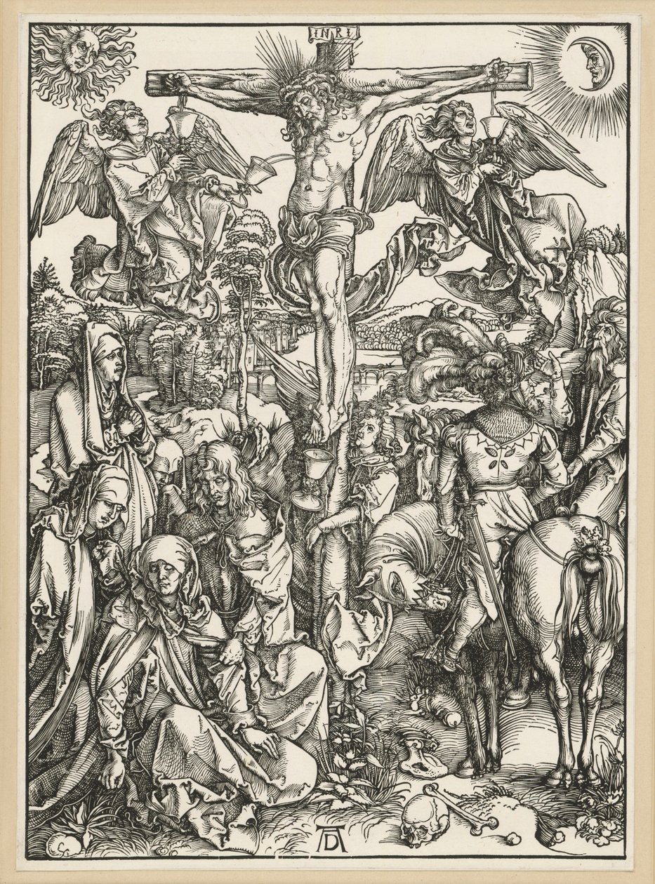 De kruisiging van Christus (Grote Passie) door Albrecht Dürer