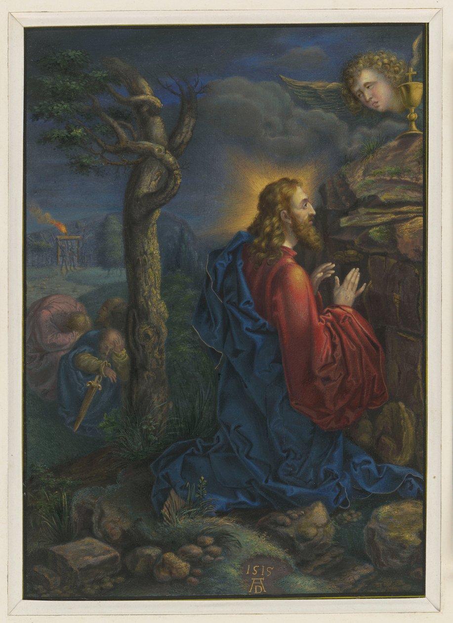 Christus op de Olijfberg door Albrecht Dürer