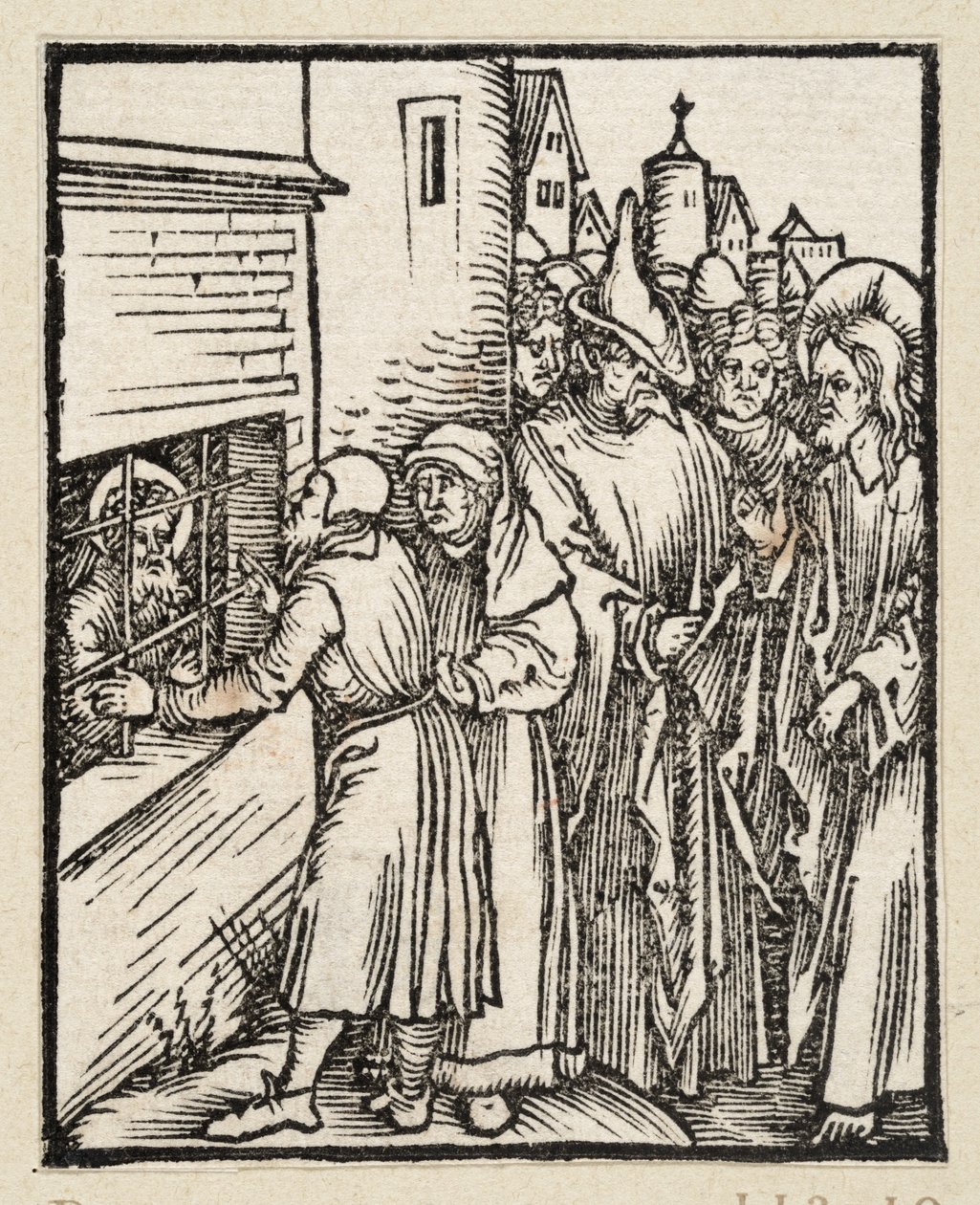 Christus stuurt de discipelen naar Johannes in de gevangenis (43 religieuze thema