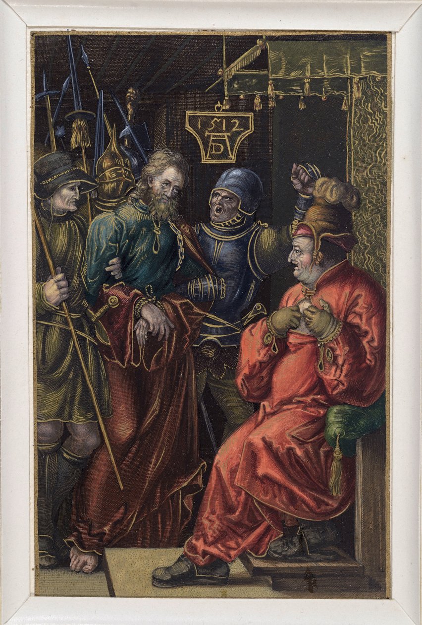Christus voor Kaifas door Albrecht Dürer