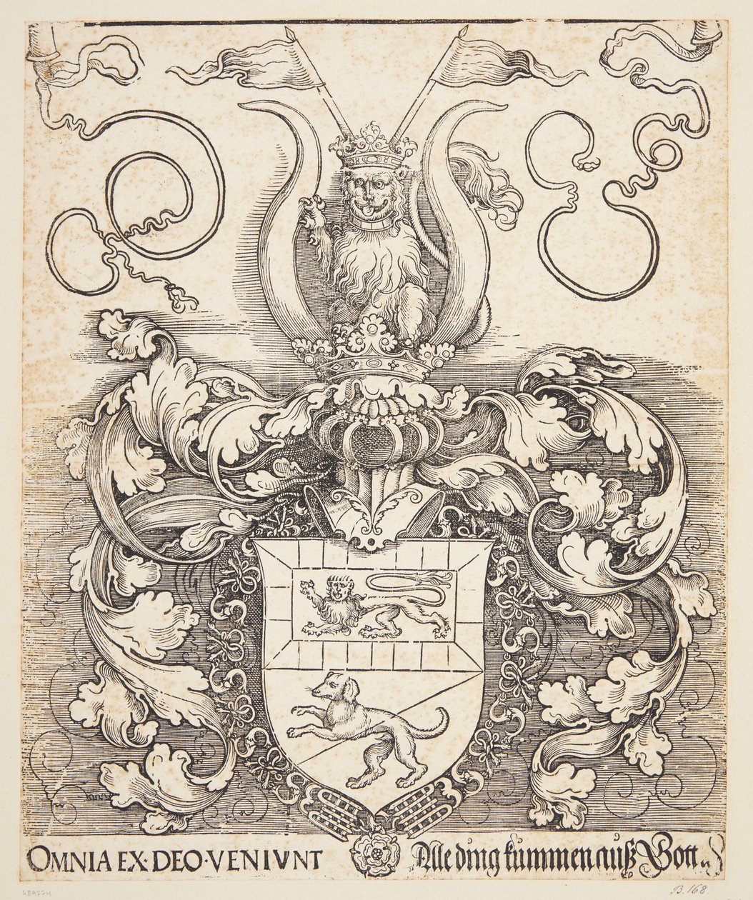 Wapen van Lorenz Staiber door Albrecht Dürer