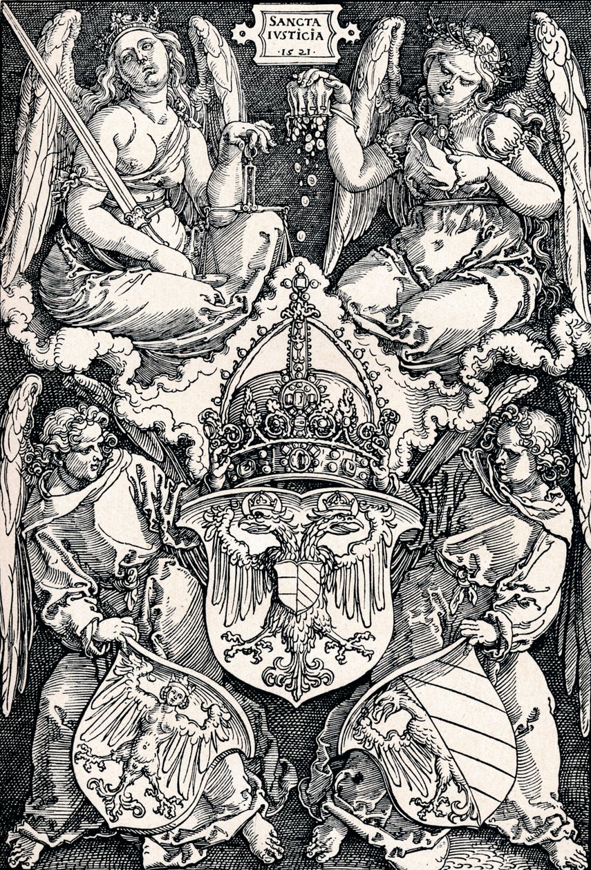 Wapen van de stad Neurenberg, 1521 1906 door Albrecht Dürer