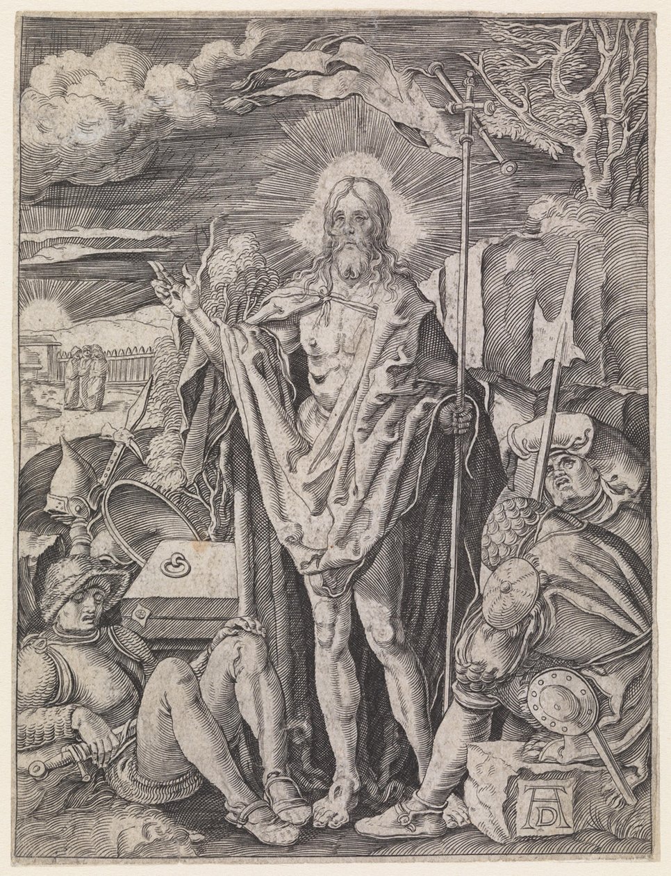 De opstanding van Christus door Albrecht Dürer