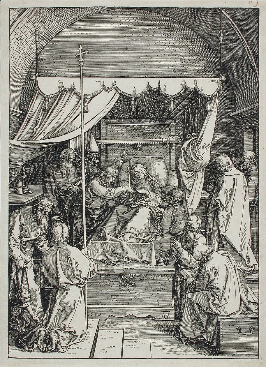 De dood van de Maagd door Albrecht Dürer