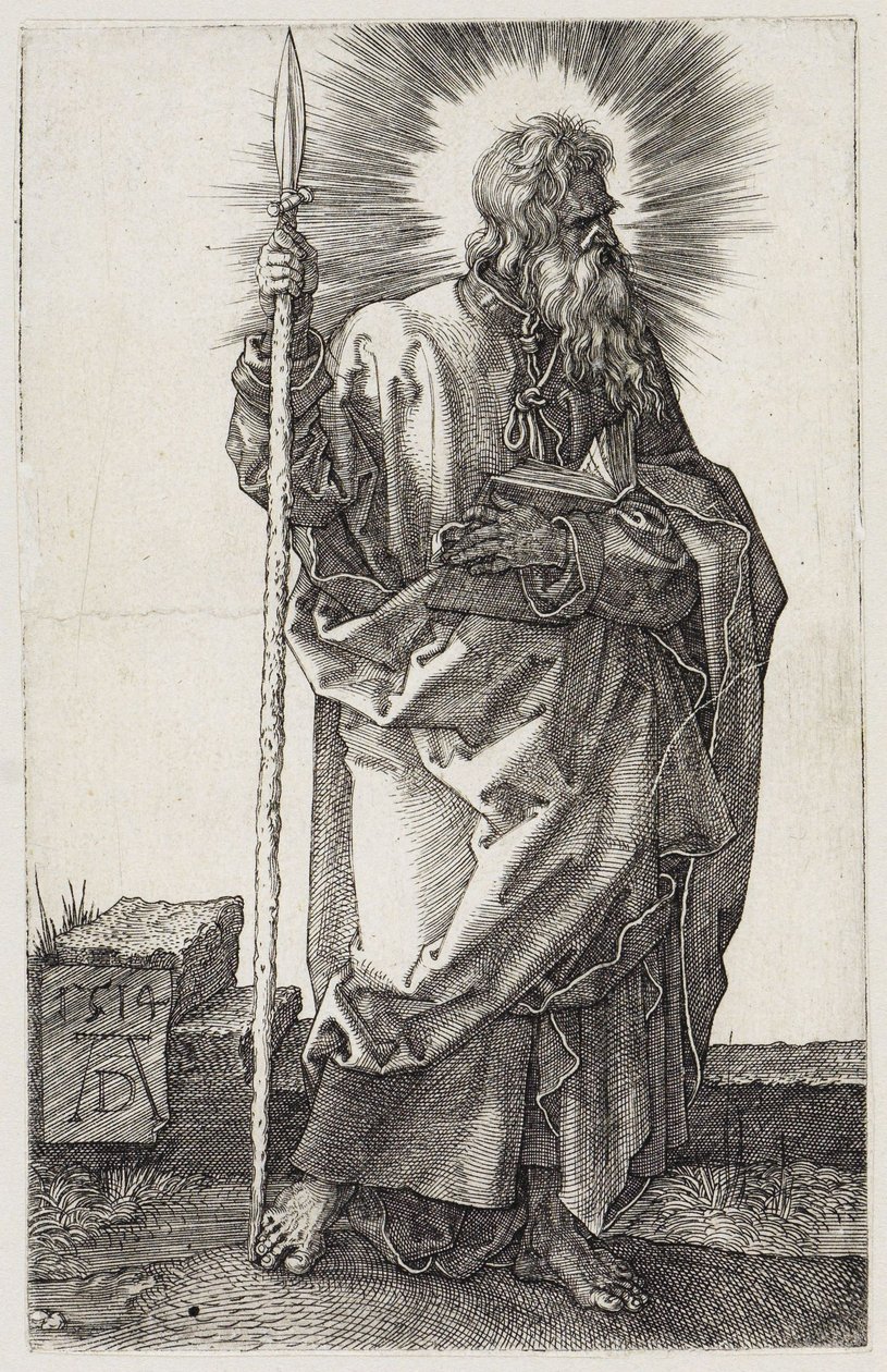 De apostel Thomas door Albrecht Dürer