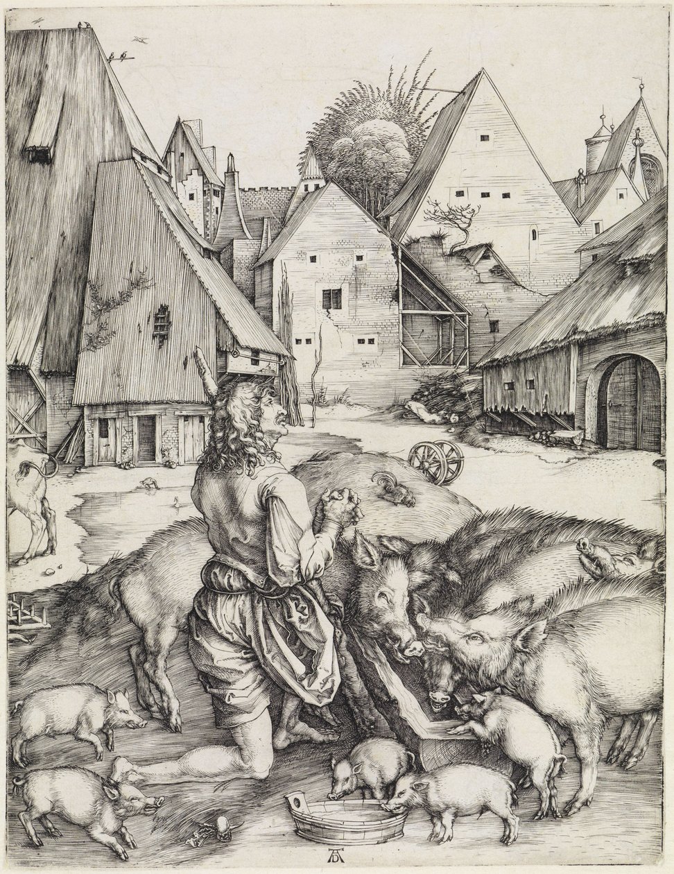 De verloren zoon door Albrecht Dürer