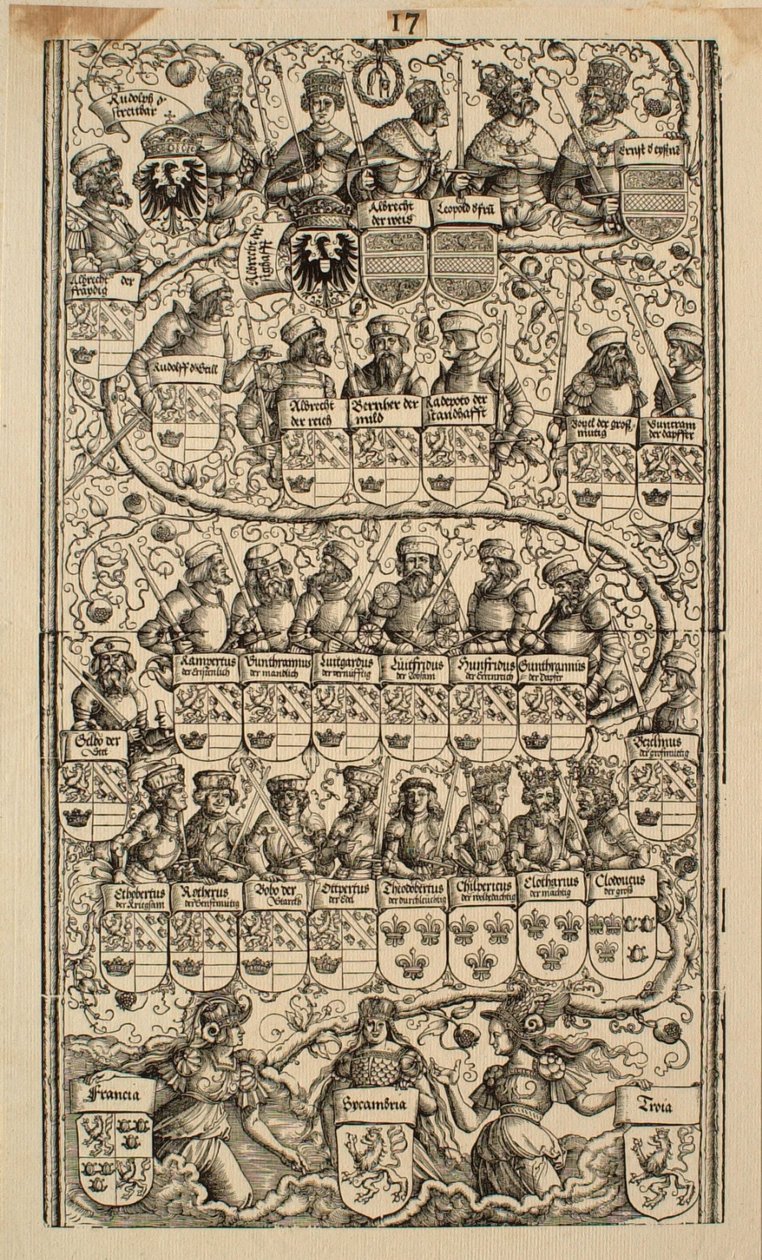 Detail 17 door Albrecht Dürer