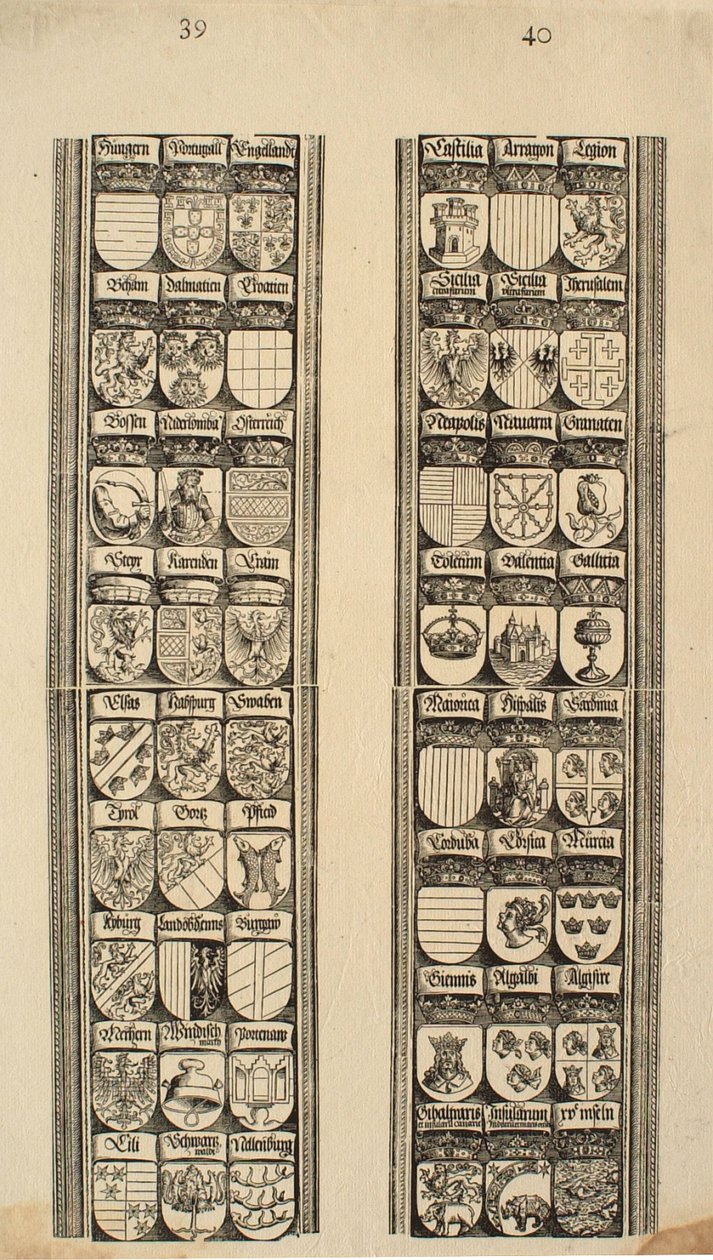 Detail 39 en 40 door Albrecht Dürer