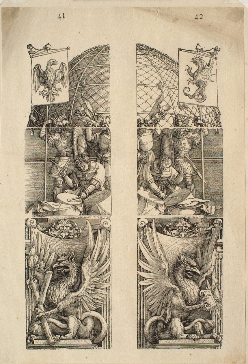 Detail 41 & 42 door Albrecht Dürer