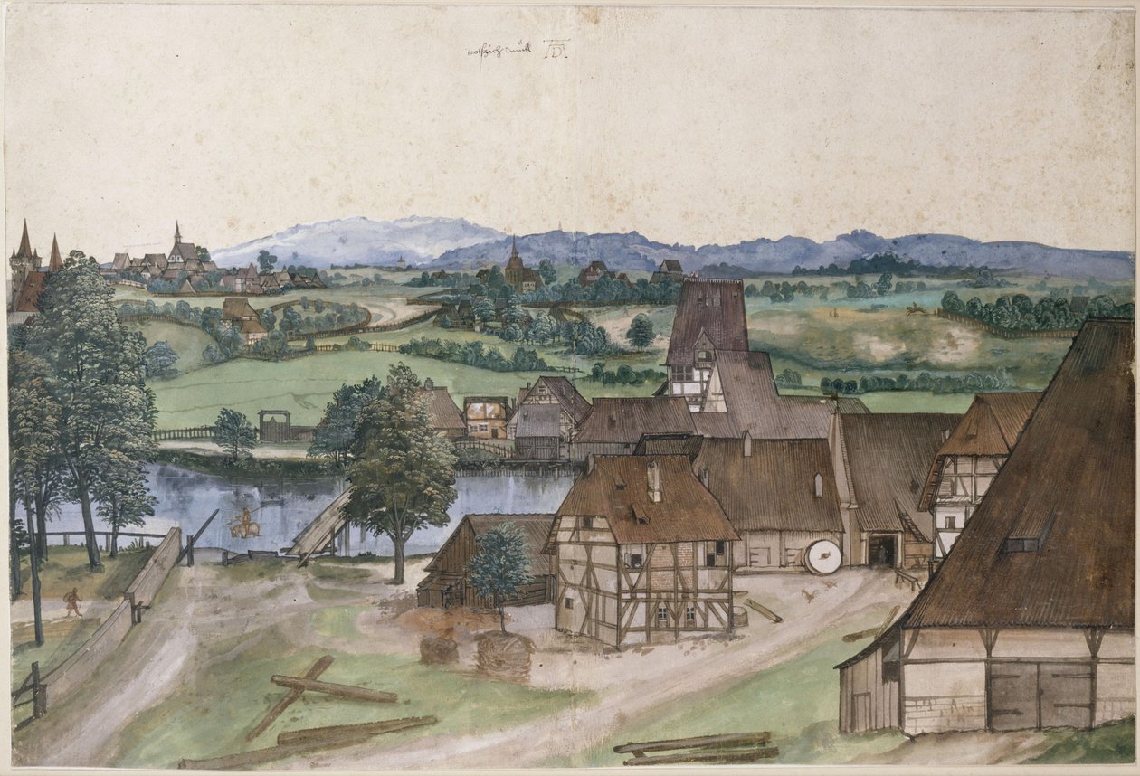 De draadtrekmolen door Albrecht Dürer