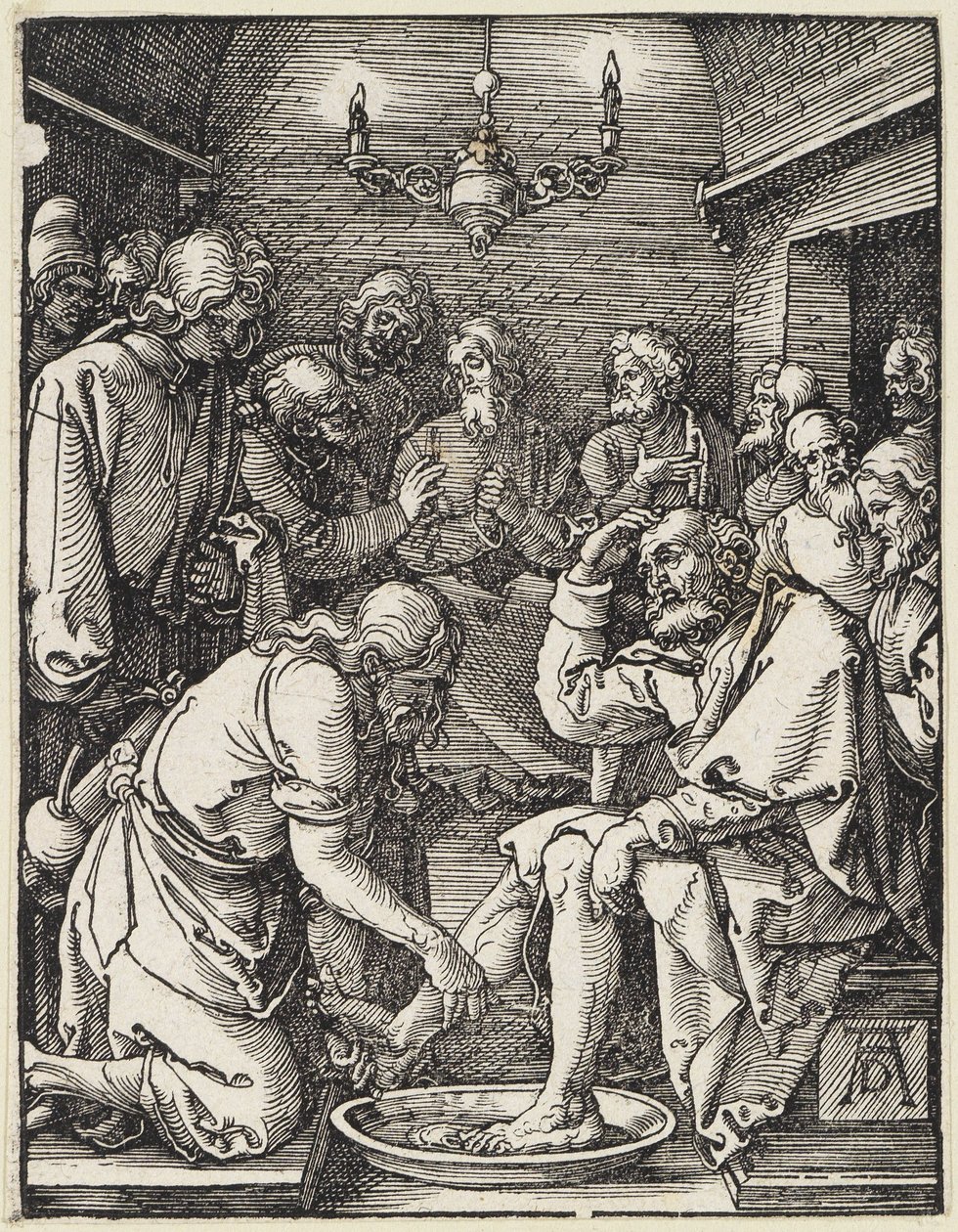De voetwassing door Albrecht Dürer