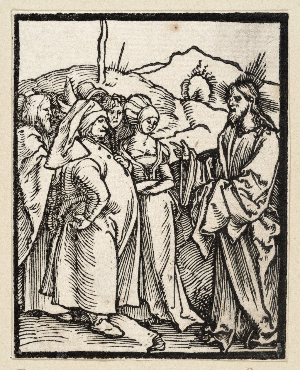 De zondaars komen tot Christus (43 religieuze onderwerpen) door Albrecht Dürer