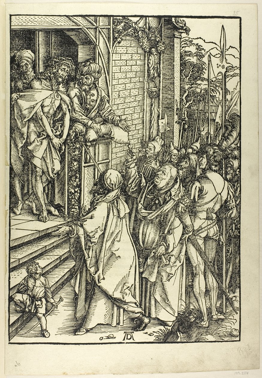 Ecce Homo - De Presentatie van Christus, uit De Grote Passie door Albrecht Dürer