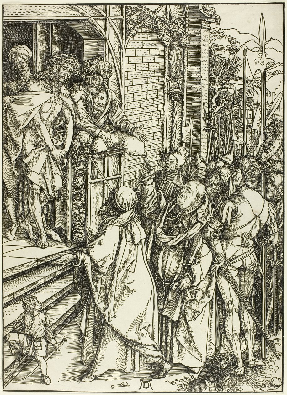 Ecce Homo - De presentatie van Christus, uit De Grote Passie door Albrecht Dürer