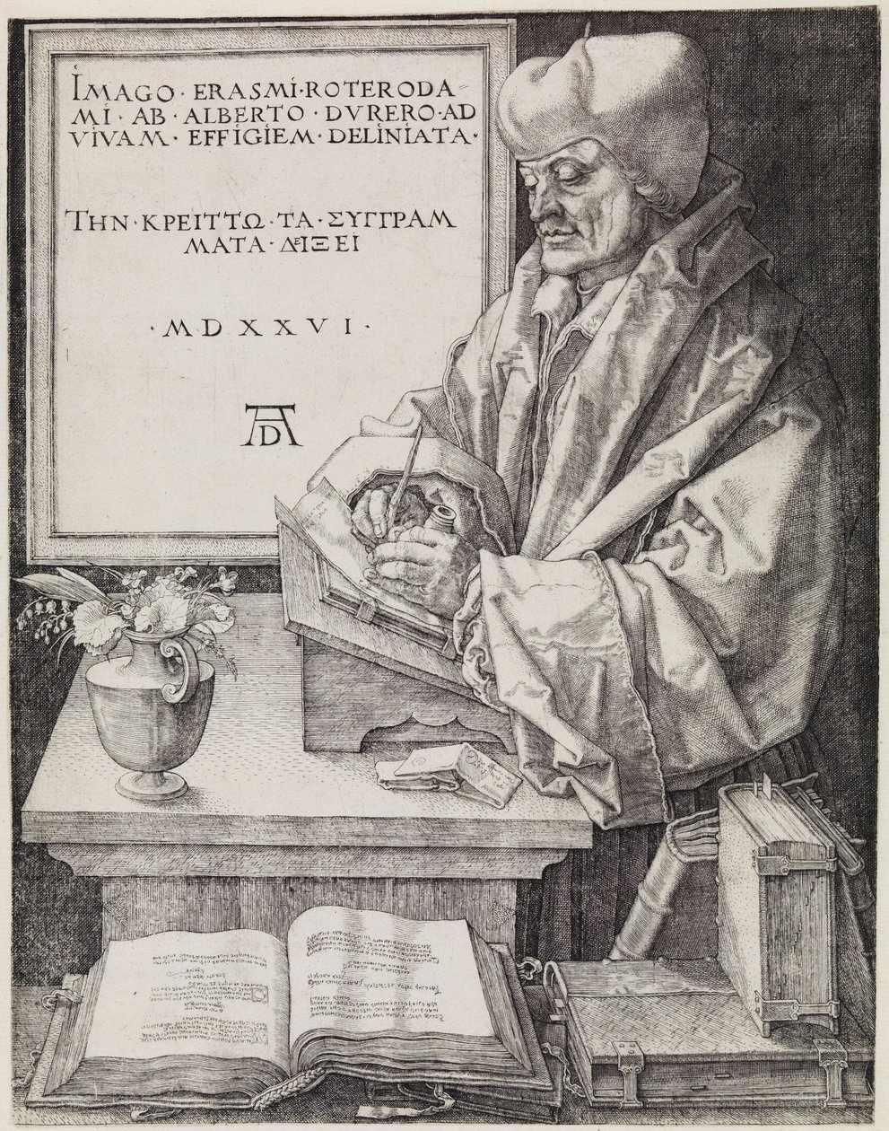 Erasmus van Rotterdam door Albrecht Dürer