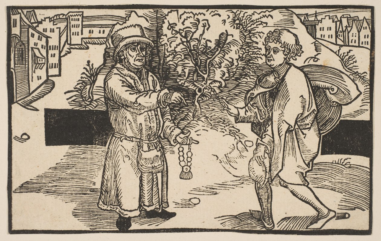 Eunuches, uit De Comedie van Terence, 19e-eeuwse herdruk door Albrecht Dürer