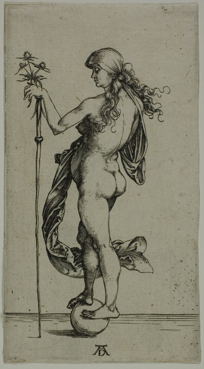 Fortuin door Albrecht Dürer