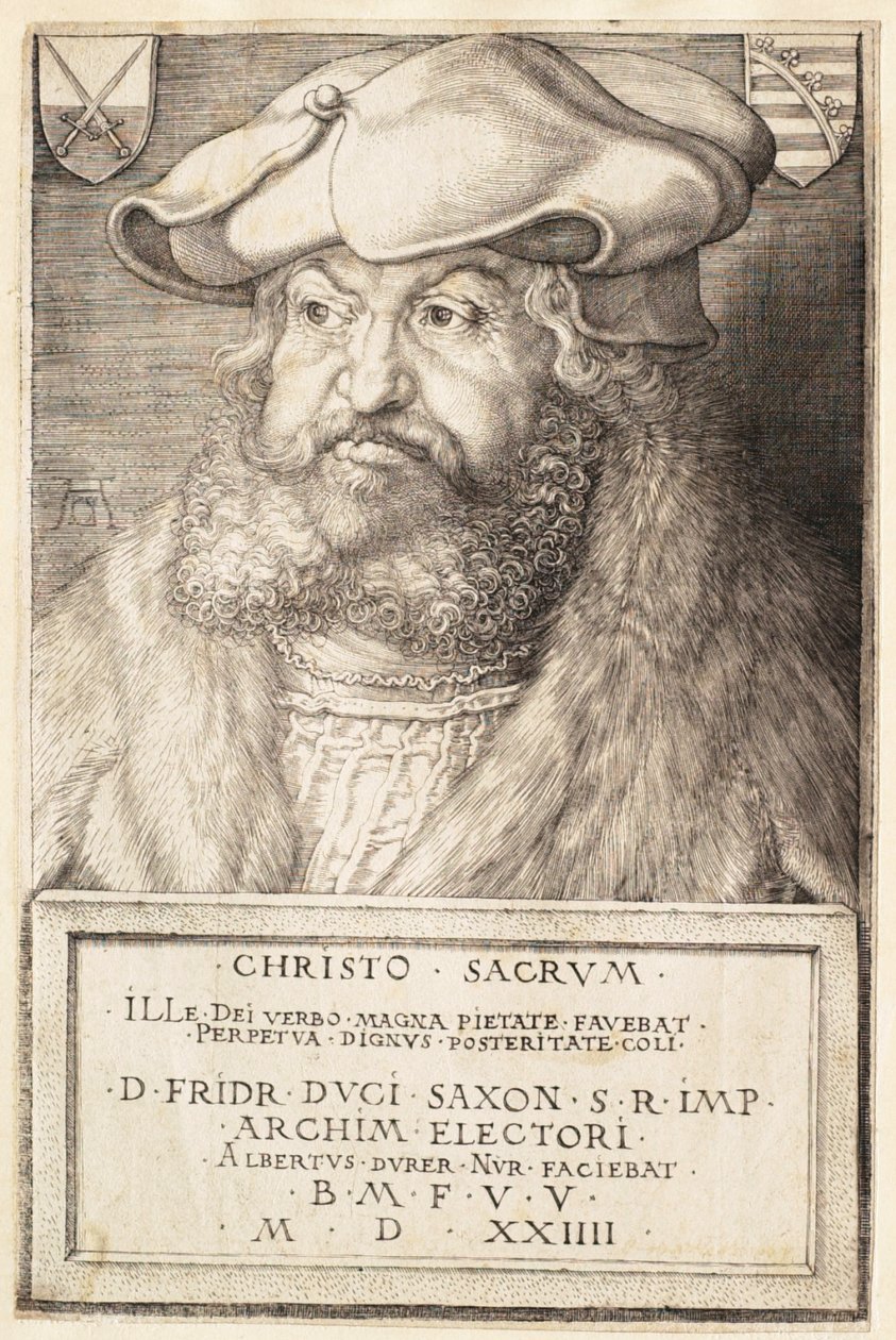 Frederik de Wijze, keurvorst van Saksen door Albrecht Dürer