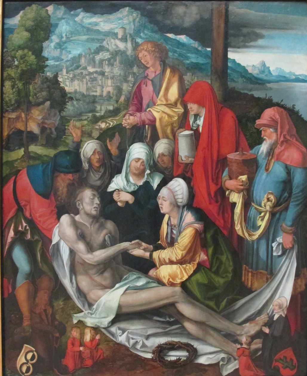 Duits: Beweinung Christi ("Glimsche Beweinung") Bewening van Christus door Albrecht Dürer