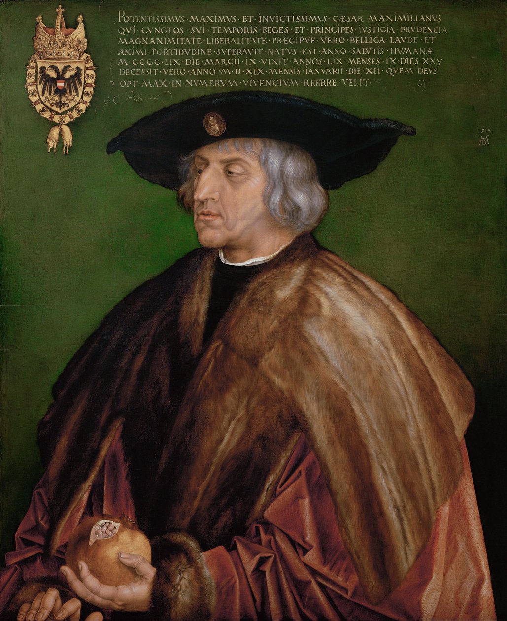 Duits: keizer Maximiliaan I. Keizer Maximiliaan I door Albrecht Dürer