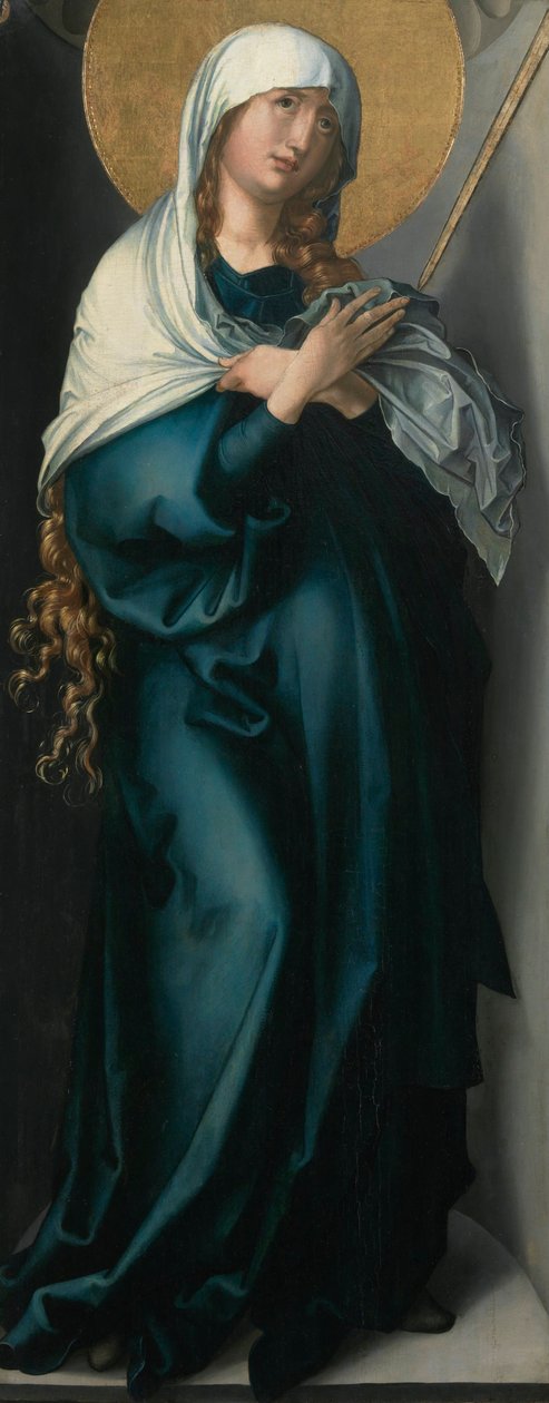 Duits: Maria als Schmerzensmutter Treurende moeder door Albrecht Dürer
