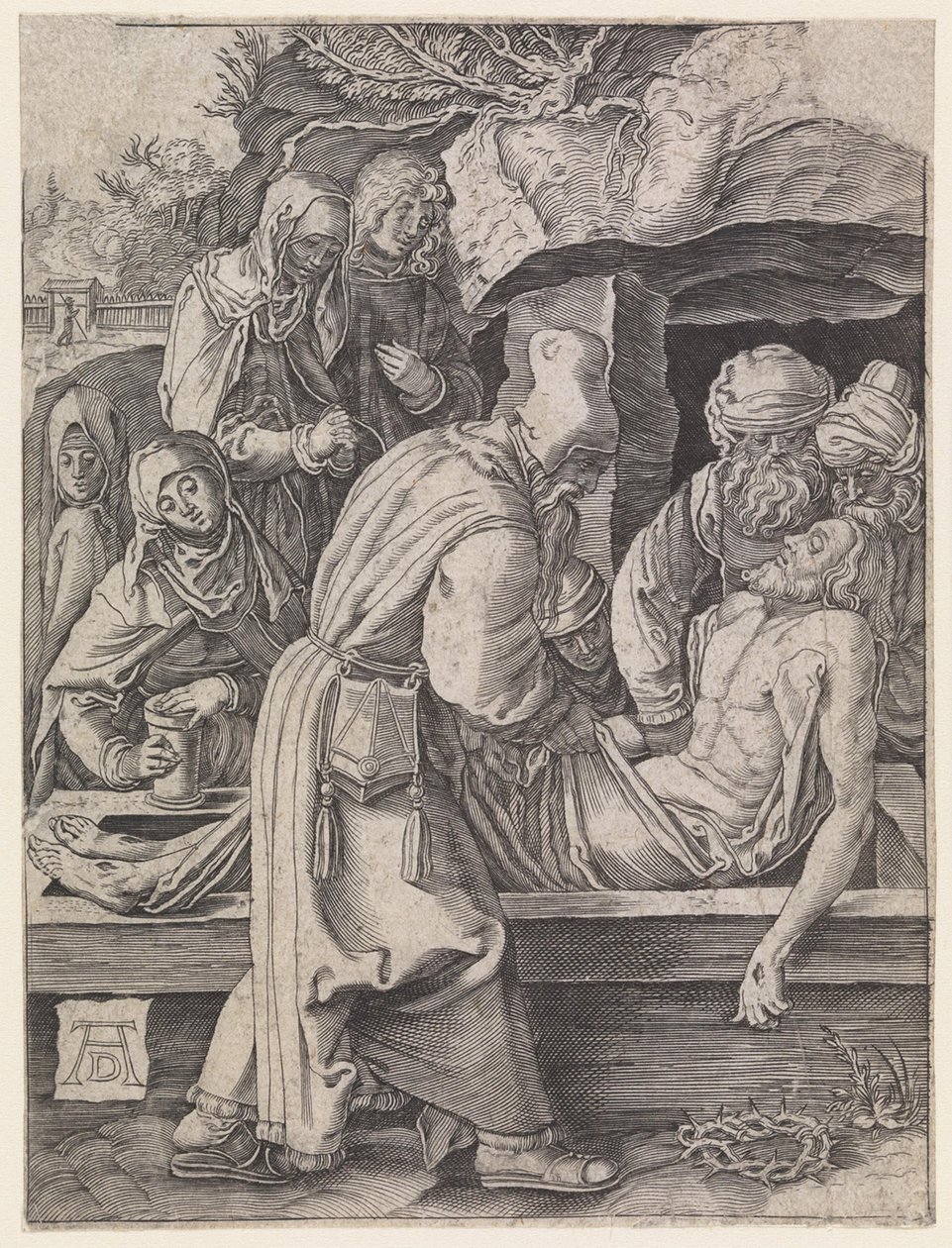 Graflegging van Christus door Albrecht Dürer